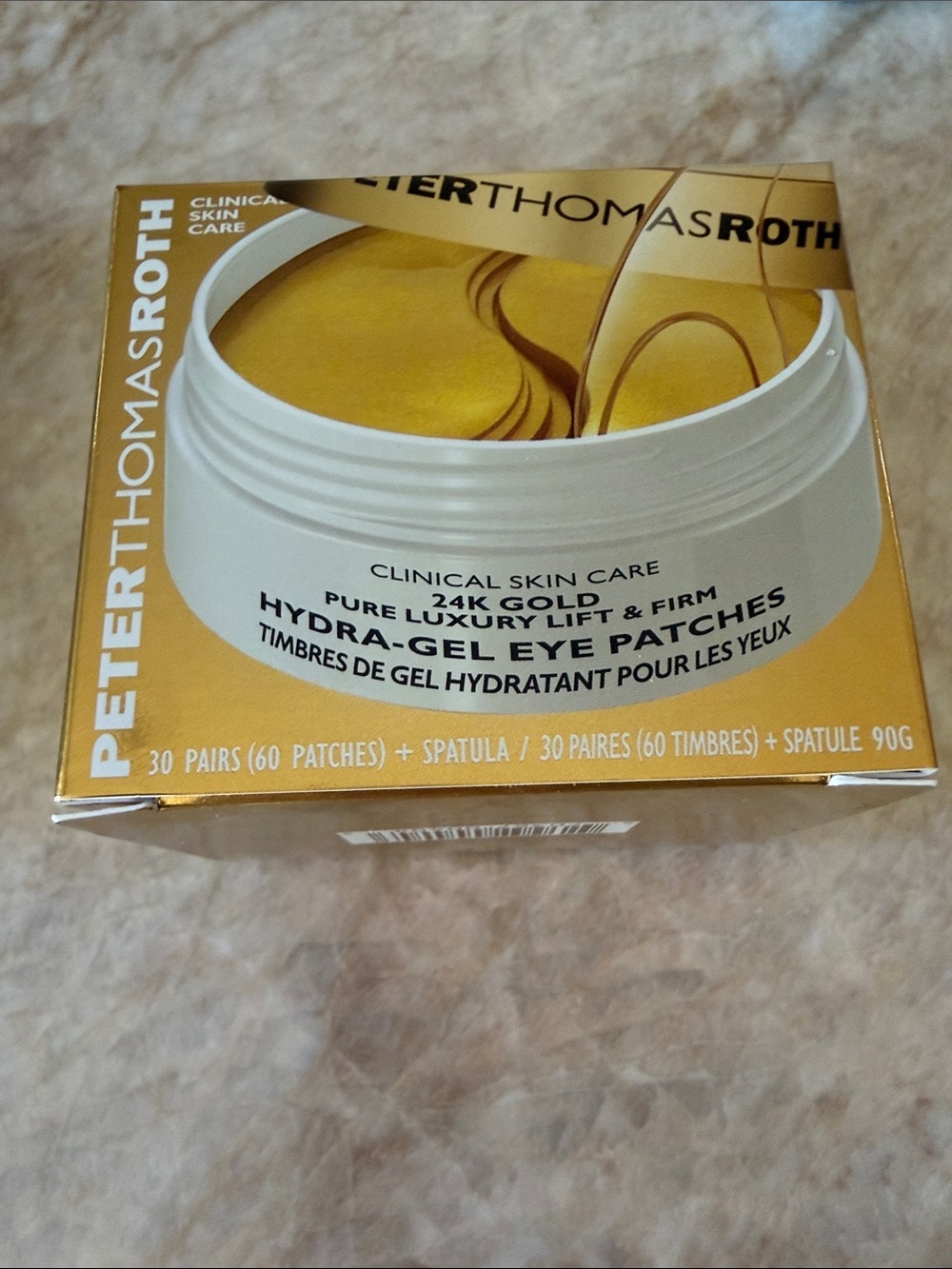 New Peter Thomas Roth 24K Gold Firming Hydra-Gel Eye Mask Patches dark circles